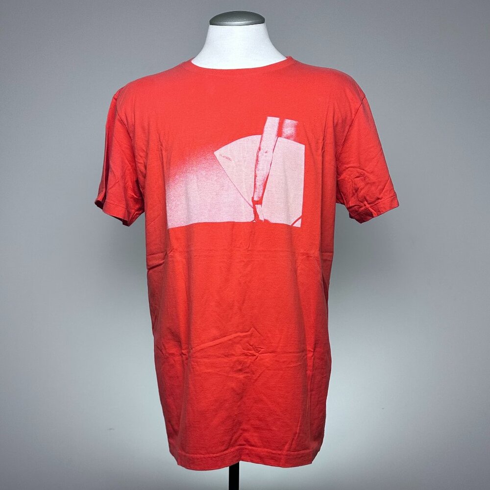 OSKLEN Regenerate Life Slim Vintage Tee XL Reddish Orange Certified Cotton Brazi